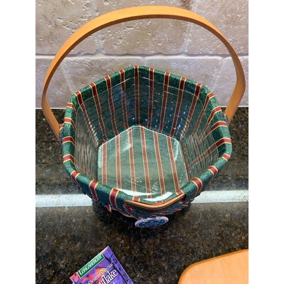 Vintage Longaberger 1997 Christmas Snowflake Basket EUC - Picture 9 of 9